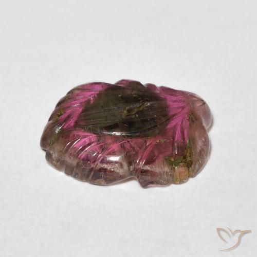 Turmalina Multicolorido Natural 4.27ct, Flor cortada, Transparente