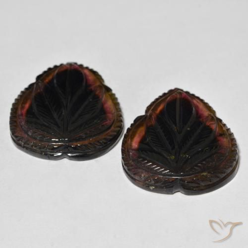 Pedras preciosas de Turmalina Multicolorido natural de 57.06 ct, Flor cortada, Transparente