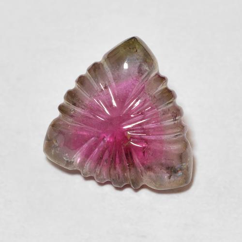Turmalina Multicolorido Natural 4.18ct, Flor cortada, Transparente