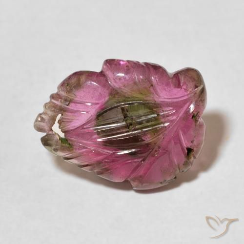 4.24ct Natural Multicolorido Turmalina, Flor cortada, Transparente