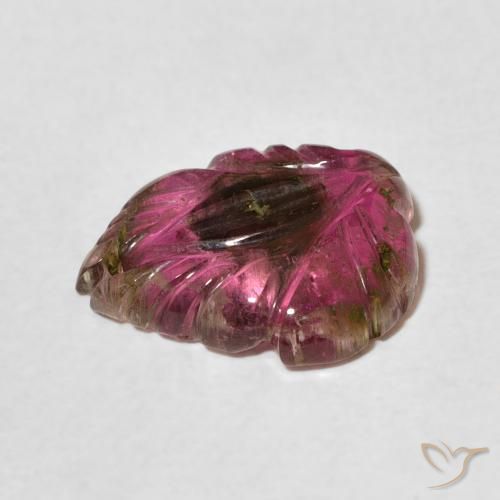Turmalina Multicolorido Natural 4.24ct, Flor cortada, Transparente