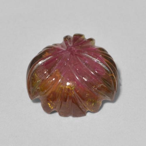 Turmalina Melancia Natural 8.80ct, Flor cortada, Transparente