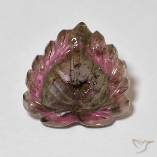 6.24ct Natural Multicolorido Turmalina, Flor cortada, Transparente