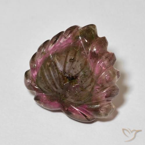Turmalina Multicolorido Natural 6.24ct, Flor cortada, Transparente