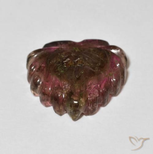 Turmalina Multicolorido Natural 6.24ct, Flor cortada, Transparente