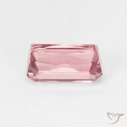 Turmalina Rosa chiclete Natural 1.67ct, Corte Octógono / Esmeralda, VVS-VS