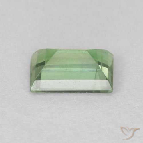 Turmalina Verde Floresta Claro Natural 0.66ct, baguete, VS