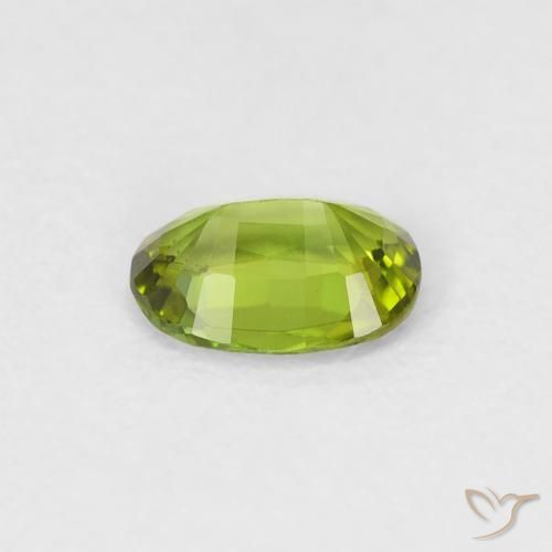 Turmalina Verde médio Natural 0.45ct, oval, VVS