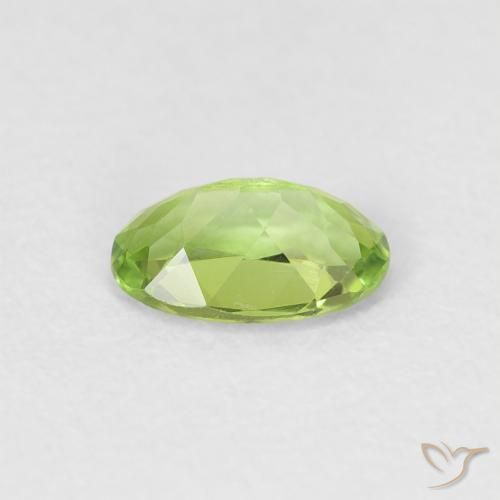 Turmalina Verde claro Natural 0.46ct, oval, VVS