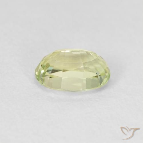 Turmalina Verde Pêra Claro Natural 0.81ct, oval, VVS