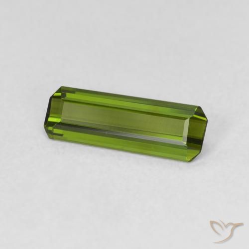 Turmalina Algas Verdes Natural 0.85ct, Corte Octógono / Esmeralda, VS