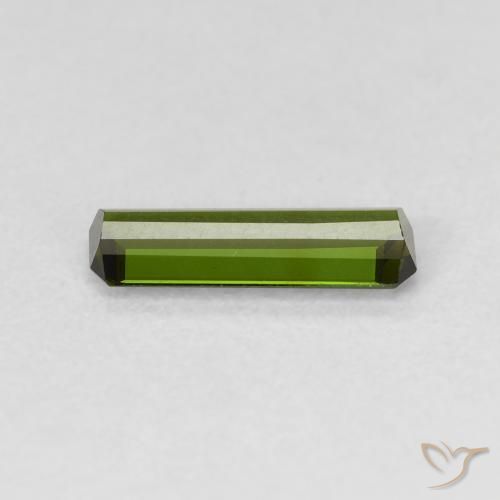 Turmalina Algas Verdes Natural 0.85ct, Corte Octógono / Esmeralda, VS