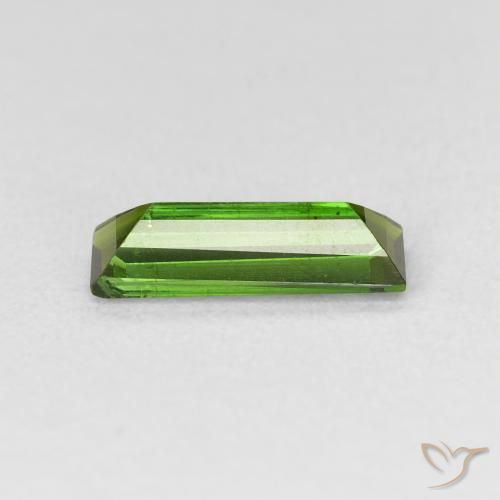 Turmalina Medium Dark-Green Natural 1.08ct, baguete, VS