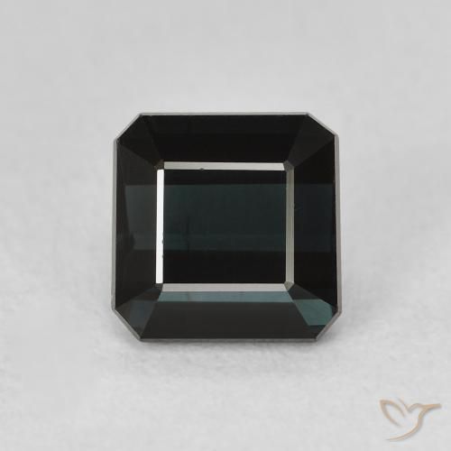 1.81ct Natural Azul escuro Turmalina, Corte Esmeralda, VVS-VS