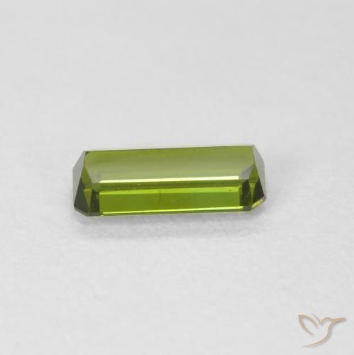 Turmalina Verde médio Natural 0.59ct, Corte Octógono / Esmeralda, VVS