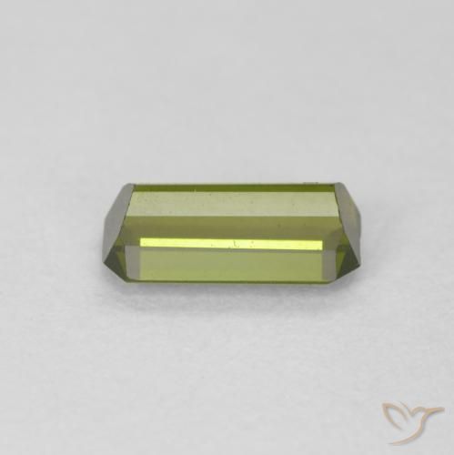 Turmalina Verde floresta Natural 0.74ct, Corte Octógono / Esmeralda, VVS