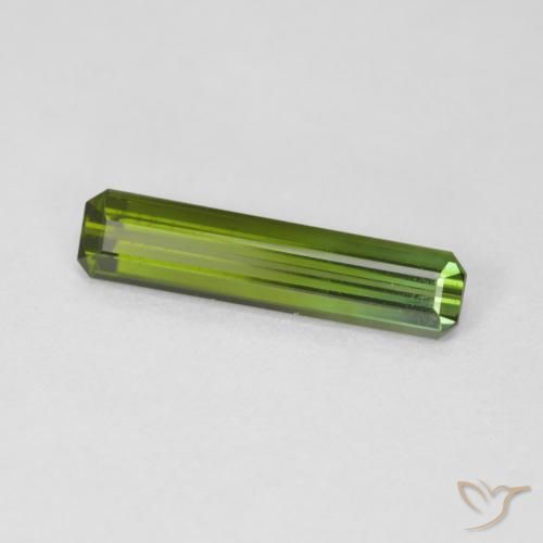 Turmalina Verde floresta Natural 1.47ct, Corte Octógono / Esmeralda, VVS