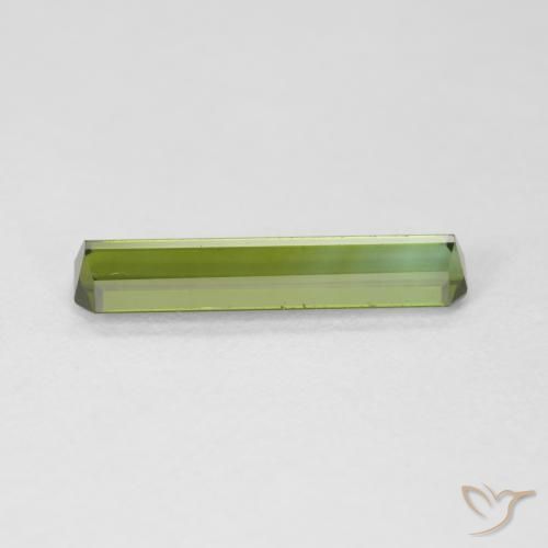 Turmalina Verde floresta Natural 1.47ct, Corte Octógono / Esmeralda, VVS