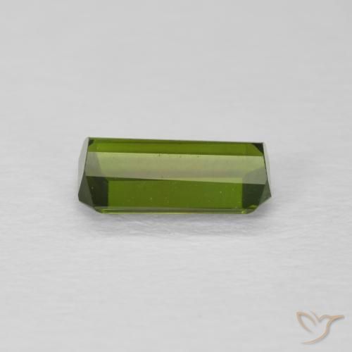 Turmalina Verde médio Natural 0.94ct, Corte Octógono / Esmeralda, VVS