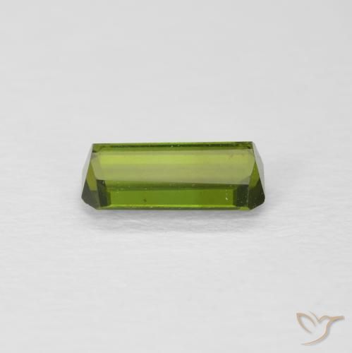 Turmalina Verde médio Natural 0.70ct, Corte Octógono / Esmeralda, VVS