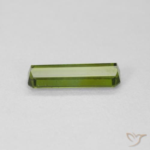 Turmalina Verde médio Natural 0.85ct, Corte Octógono / Esmeralda, VVS