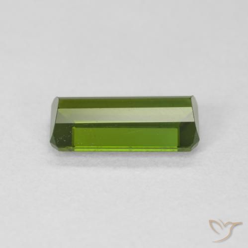 Turmalina Verde floresta Natural 1.07ct, Corte Octógono / Esmeralda, VVS