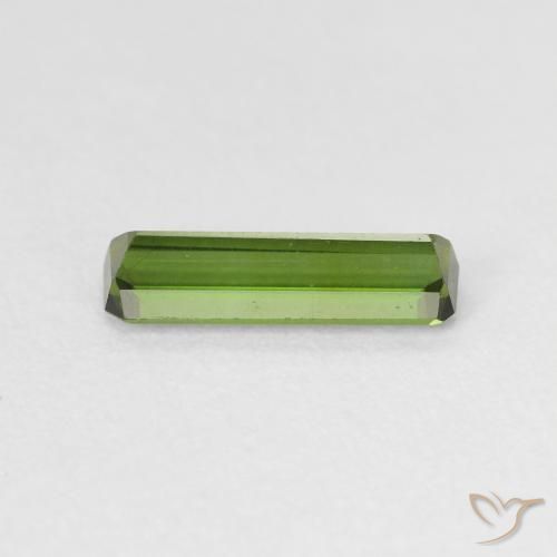 Turmalina verde escuro Natural 0.92ct, Corte Octógono / Esmeralda, VS