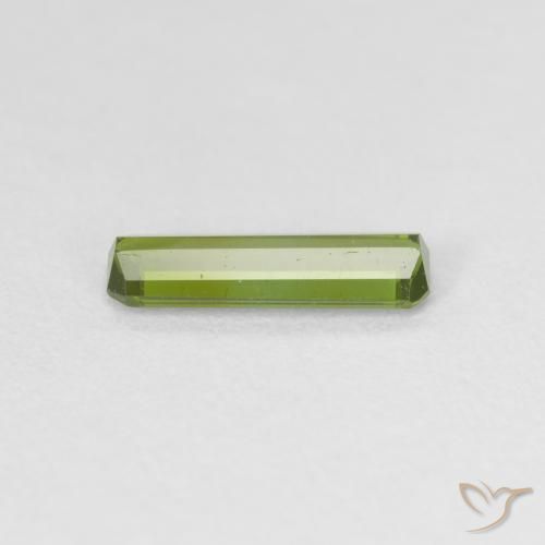Turmalina Verde floresta Natural 0.83ct, Corte Octógono / Esmeralda, VVS-VS