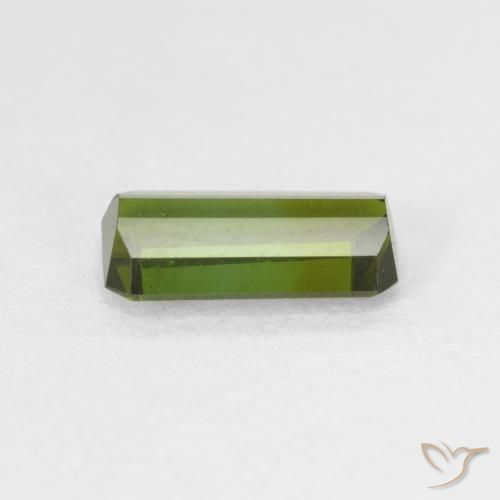 Turmalina Verde floresta Natural 1.03ct, Corte Octógono / Esmeralda, VVS