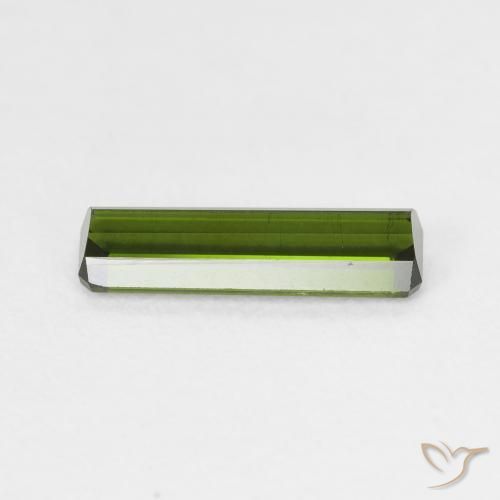 Turmalina Verde floresta Natural 1.33ct, Corte Octógono / Esmeralda, VVS-VS