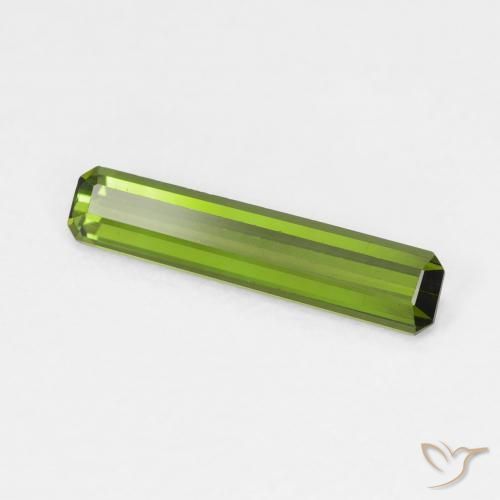 Turmalina Verde Floresta Claro Natural 0.91ct, Corte Octógono / Esmeralda, VVS-VS