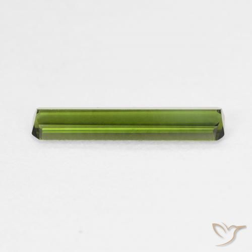 Turmalina Verde Floresta Claro Natural 0.91ct, Corte Octógono / Esmeralda, VVS-VS