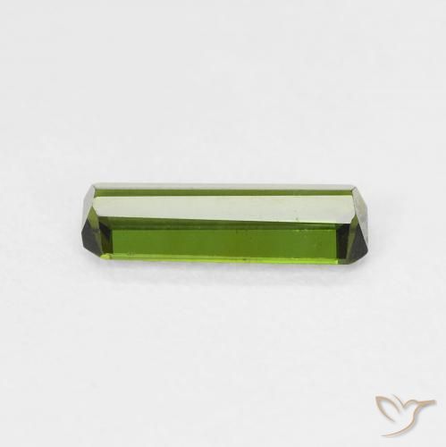 Turmalina Verde floresta Natural 0.67ct, Corte Octógono / Esmeralda, VVS