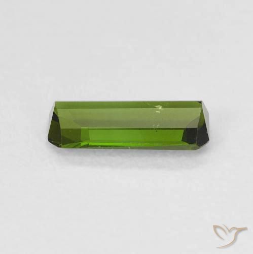 Turmalina Verde médio Natural 0.69ct, Corte Octógono / Esmeralda, VS