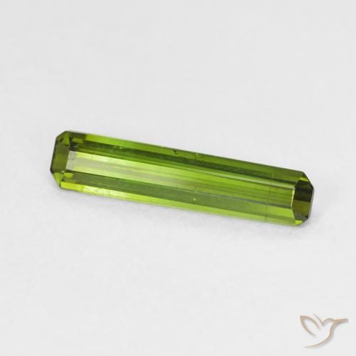 Turmalina Verde médio Natural 0.85ct, Corte Octógono / Esmeralda, VVS-VS