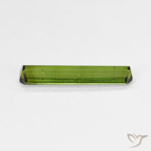 Turmalina Verde médio Natural 0.85ct, Corte Octógono / Esmeralda, VVS-VS