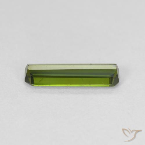Turmalina Verde floresta Natural 1.04ct, Corte Octógono / Esmeralda, VS