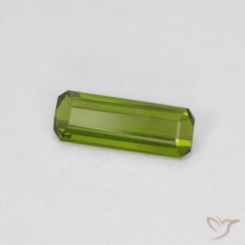 Turmalina Verde médio Natural 0.59ct, Corte Octógono / Esmeralda, VVS