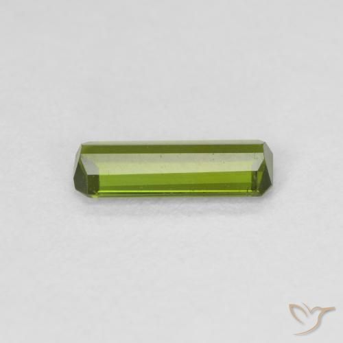 Turmalina Verde médio Natural 0.59ct, Corte Octógono / Esmeralda, VVS
