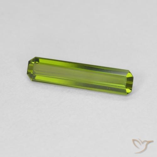Turmalina Verde médio Natural 0.86ct, Corte Octógono / Esmeralda, VVS-VS