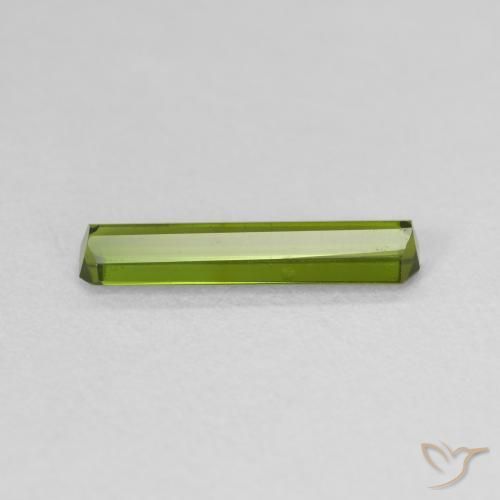 Turmalina Verde médio Natural 0.86ct, Corte Octógono / Esmeralda, VVS-VS