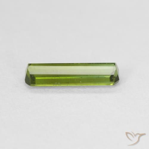 Turmalina Verde floresta Natural 0.73ct, Corte Octógono / Esmeralda, VVS