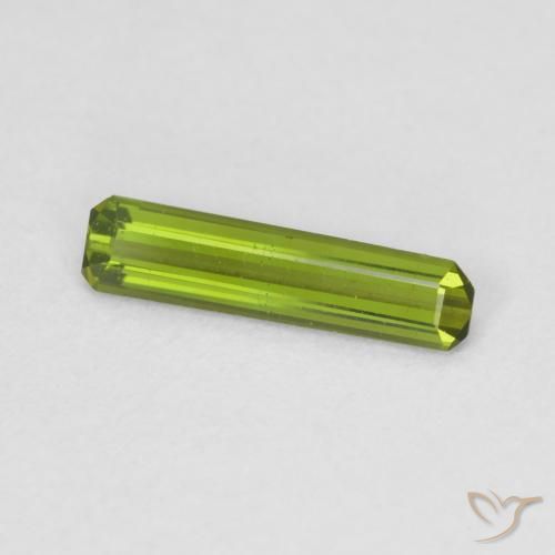 Turmalina Verde médio Natural 0.50ct, Corte Octógono / Esmeralda, VVS