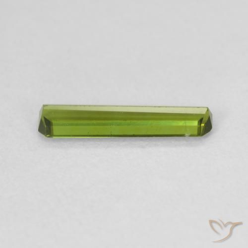 Turmalina Verde médio Natural 0.50ct, Corte Octógono / Esmeralda, VVS