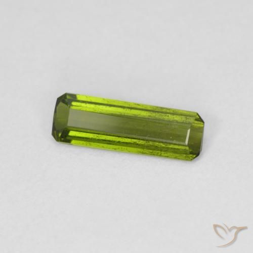Turmalina Verde médio Natural 0.75ct, Corte Octógono / Esmeralda, VS