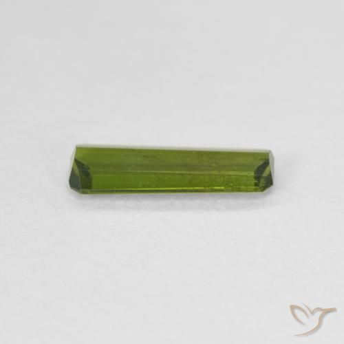Turmalina Verde médio Natural 0.75ct, Corte Octógono / Esmeralda, VS
