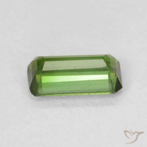 Turmalina Verde médio Natural 0.66ct, Corte Octógono / Esmeralda, VS