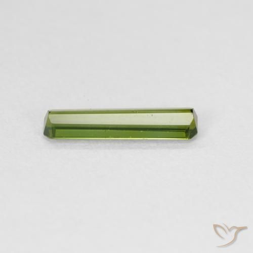 Turmalina Verde floresta Natural 0.69ct, Corte Octógono / Esmeralda, VVS-VS