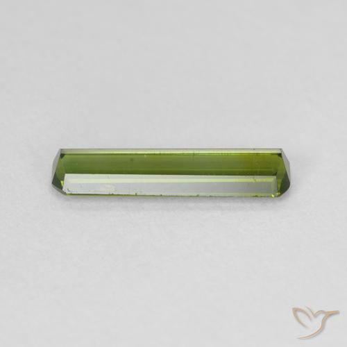 Turmalina verde escuro Natural 0.86ct, Corte Octógono / Esmeralda, VVS-VS