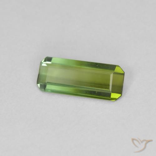 Turmalina Verde médio Natural 0.70ct, Corte Octógono / Esmeralda, VVS